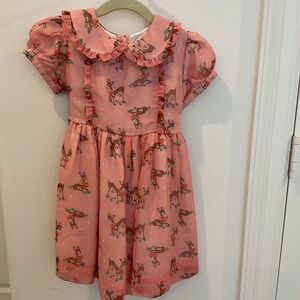 Rachel Riley Pink Deer Print size 3